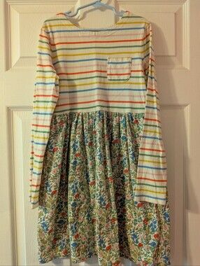 Mini Boden Long Sleeve Floral Dress With Pockets